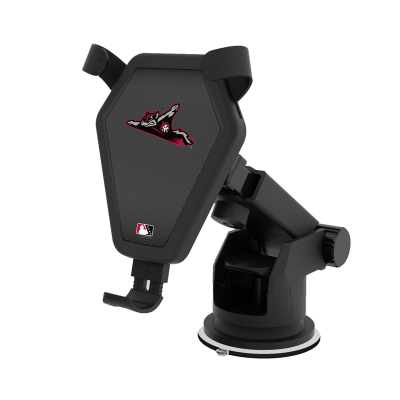 Richmond Flying Squirrels Linen Wireless Car Charger