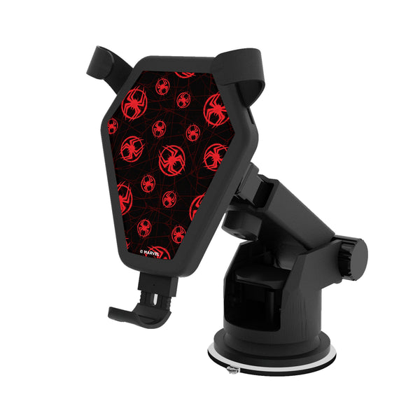 Marvel Miles Morales Pattern Wireless Car Charger