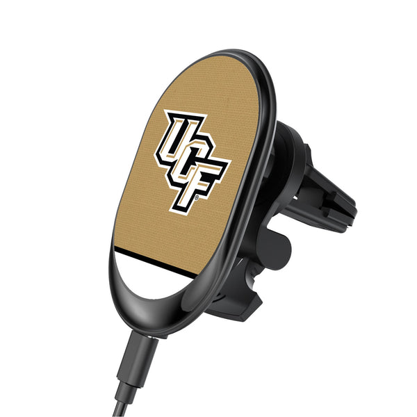 University of Central Florida Golden Knights Endzone Solid Wireless Mag Car Charger