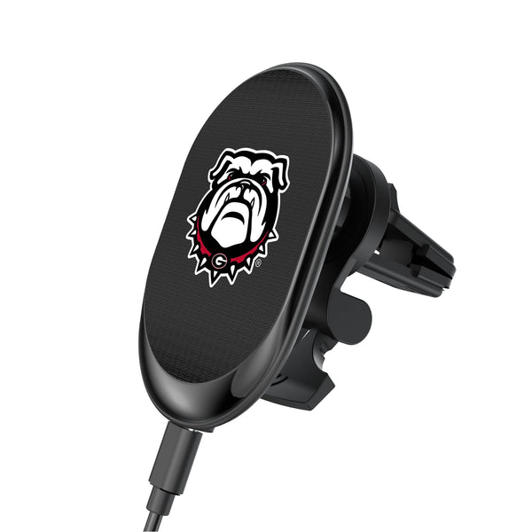 University of Georgia Bulldogs Uga Linen Wireless Mag Car Charger