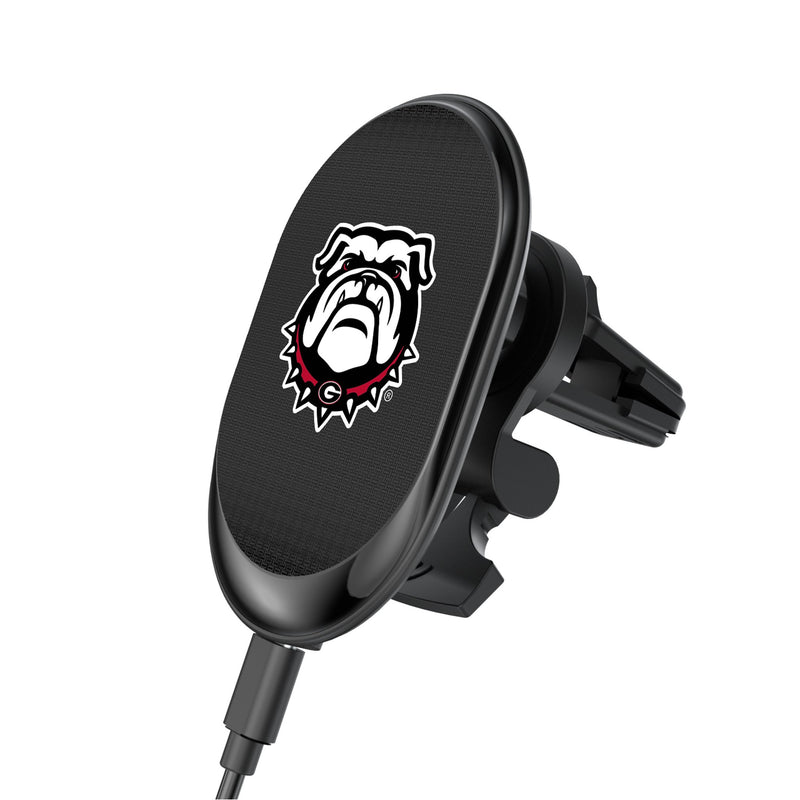 University of Georgia Bulldogs Uga Linen Wireless Mag Car Charger