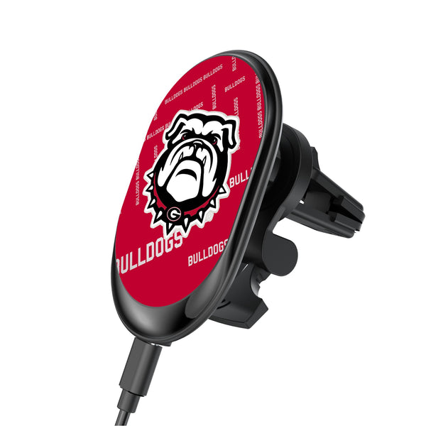 University of Georgia Bulldogs Uga Quadtile Wireless Mag Car Charger