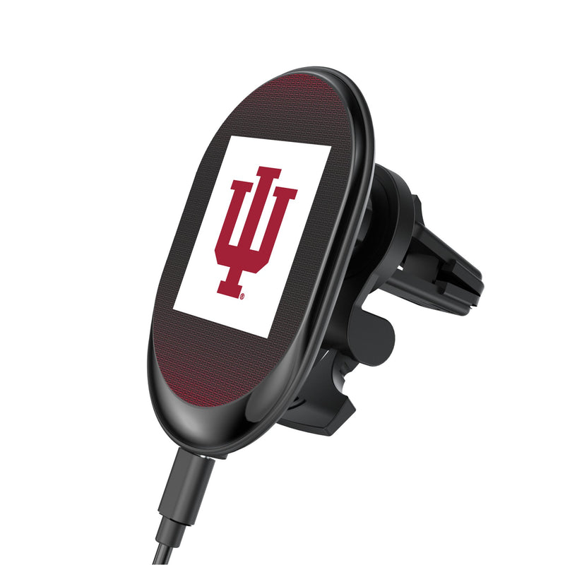 Indiana University Hoosiers Linen Wireless Mag Car Charger