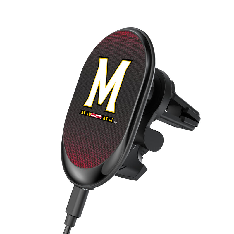 University of Maryland Terrapins Linen Wireless Mag Car Charger