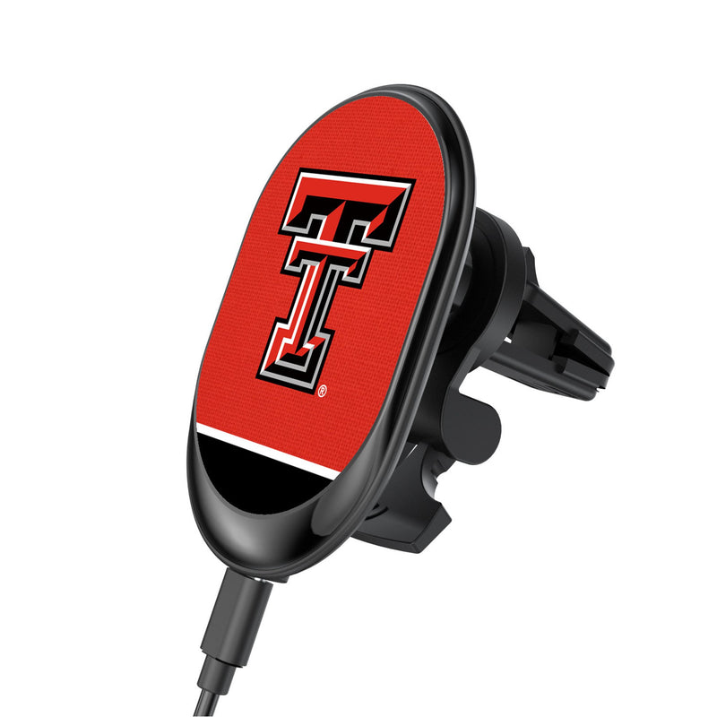 Texas Tech Red Raiders Endzone Solid Wireless Mag Car Charger