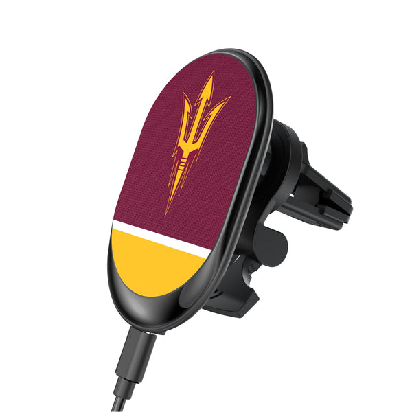 Arizona State University Sun Devils Endzone Solid Wireless Mag Car Charger