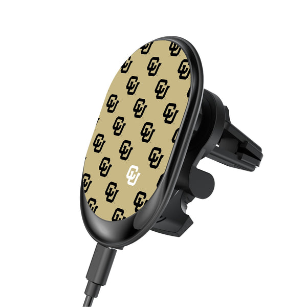 University of Colorado Buffaloes Fashion Pattern Wireless Mag Car Charger