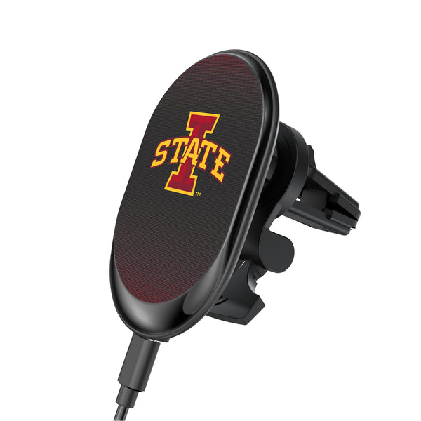 Iowa State University Cyclones Linen Wireless Mag Car Charger