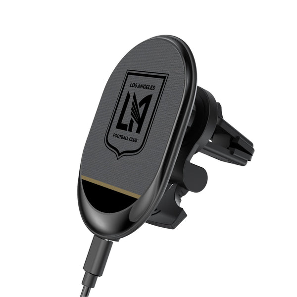 Los Angeles Football Club   Endzone Solid Wireless Mag Car Charger