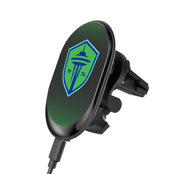 Seattle Sounders FC   Linen Wireless Mag Car Charger