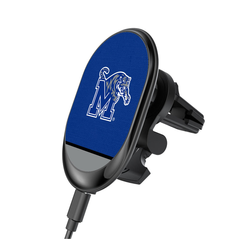 University of Memphis Tigers Endzone Solid Wireless Mag Car Charger