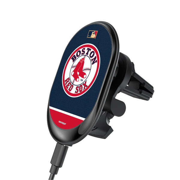 Boston Red Sox 1976-2008 - Cooperstown Collection Endzone Solid Wireless Mag Car Charger