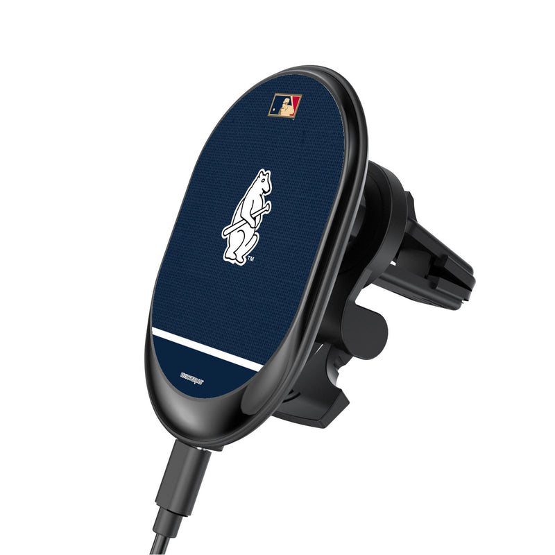 Chicago Cubs 1914 - Cooperstown Collection Endzone Solid Wireless Mag Car Charger