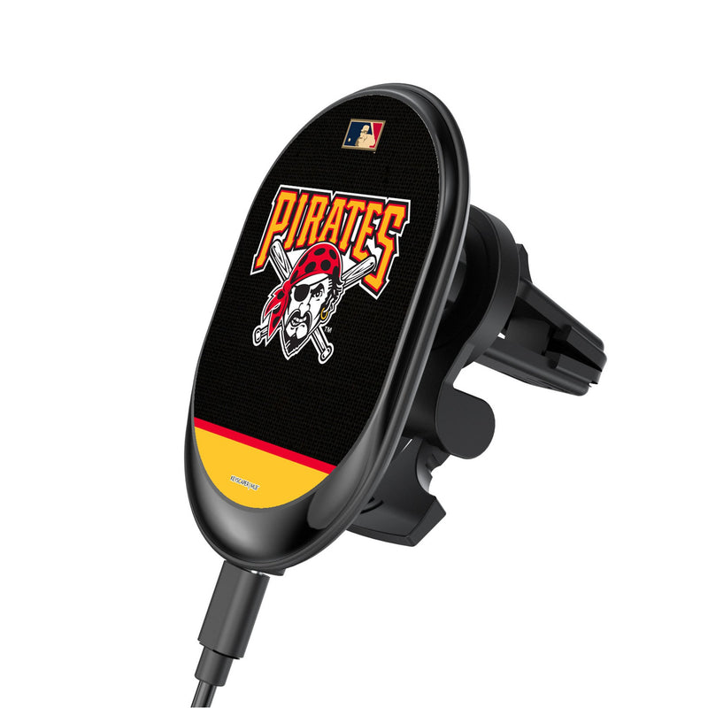 Pittsburgh Pirates 1997-2013 - Cooperstown Collection Endzone Solid Wireless Mag Car Charger