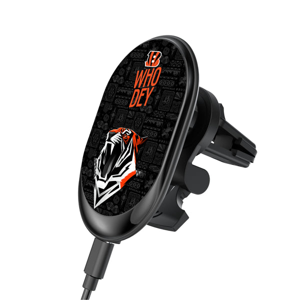 Cincinnati Bengals 2024 Illustrated Limited Edition Wireless Car Charger