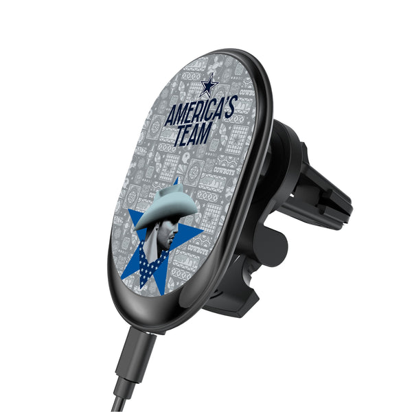 Dallas Cowboys 2024 Illustrated Limited Edition Wireless Car Charger
