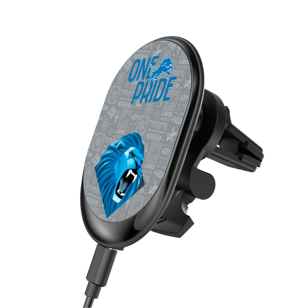 Detroit Lions 2024 Illustrated Limited Edition Wireless Car Charger