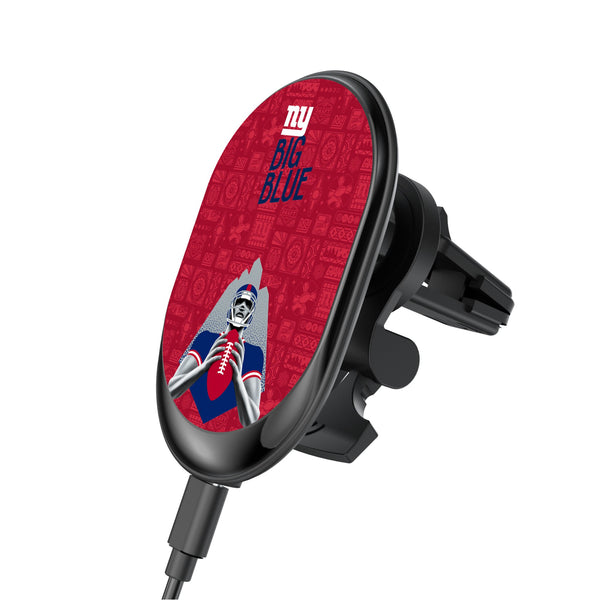 New York Giants 2024 Illustrated Limited Edition Wireless Car Charger