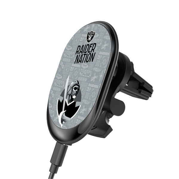 Las Vegas Raiders 2024 Illustrated Limited Edition Wireless Car Charger