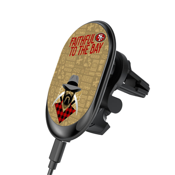 San Francisco 49ers 2024 Illustrated Limited Edition Wireless Car Charger