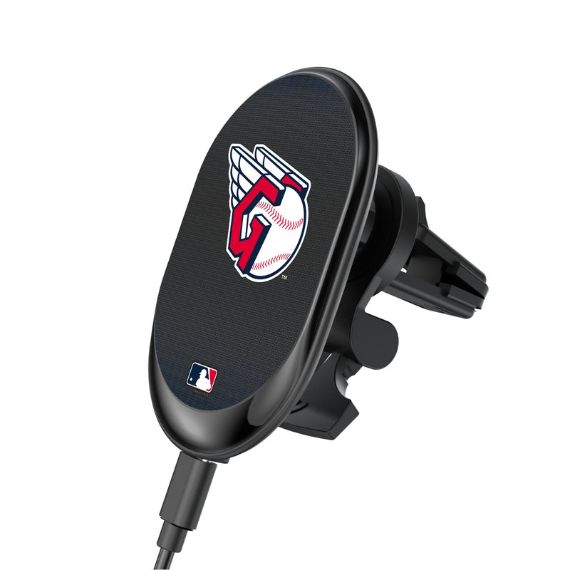 Cleveland Guardians Linen Wireless Mag Car Charger