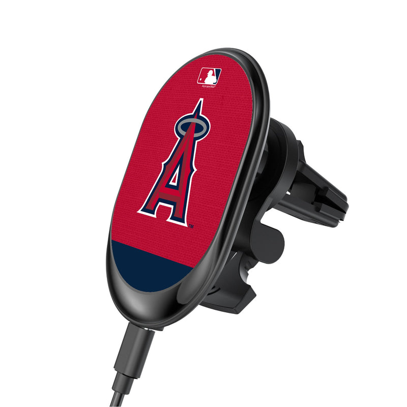 Los Angeles Angels Endzone Solid Wireless Mag Car Charger