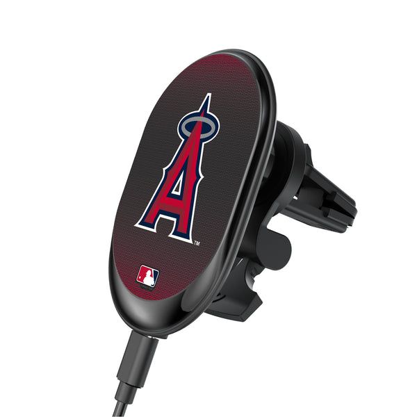 Los Angeles Angels Linen Wireless Mag Car Charger