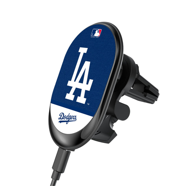 LA Dodgers Endzone Solid Wireless Mag Car Charger