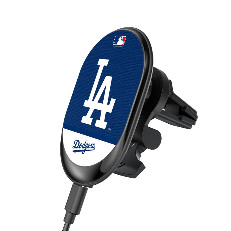 LA Dodgers Endzone Solid Wireless Mag Car Charger