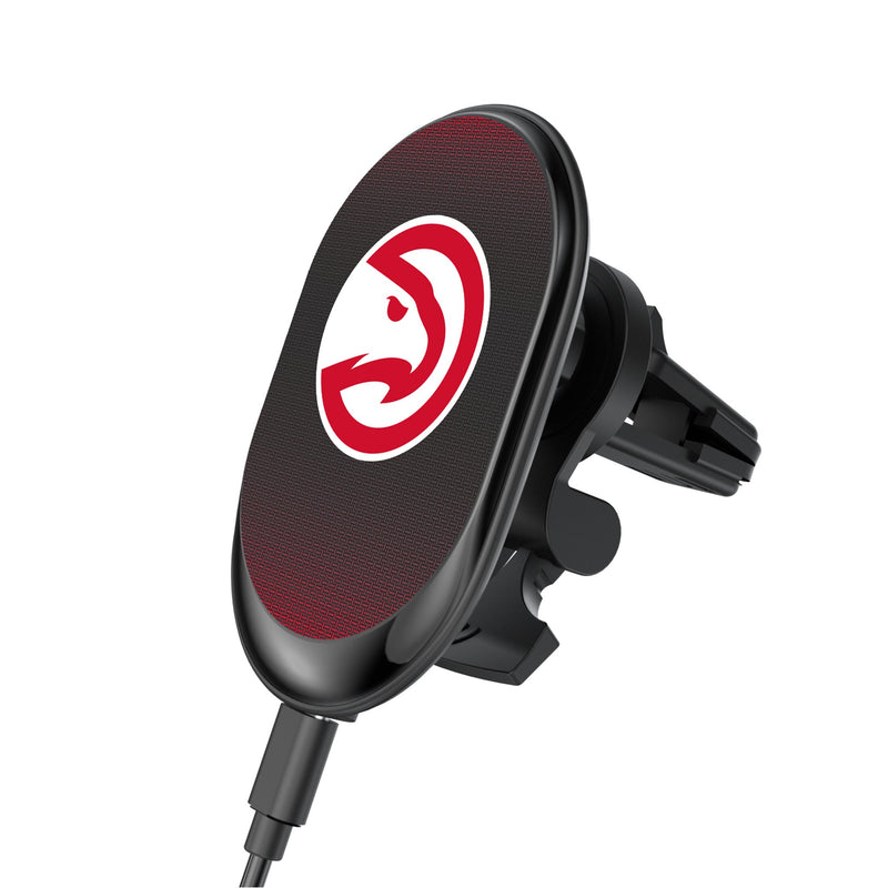 Atlanta Hawks Linen Wireless Mag Car Charger