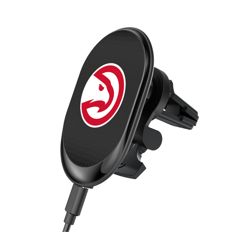 Atlanta Hawks Linen Wireless Mag Car Charger