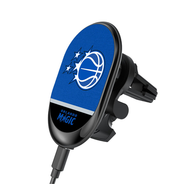 Orlando Magic Endzone Solid Wireless Mag Car Charger