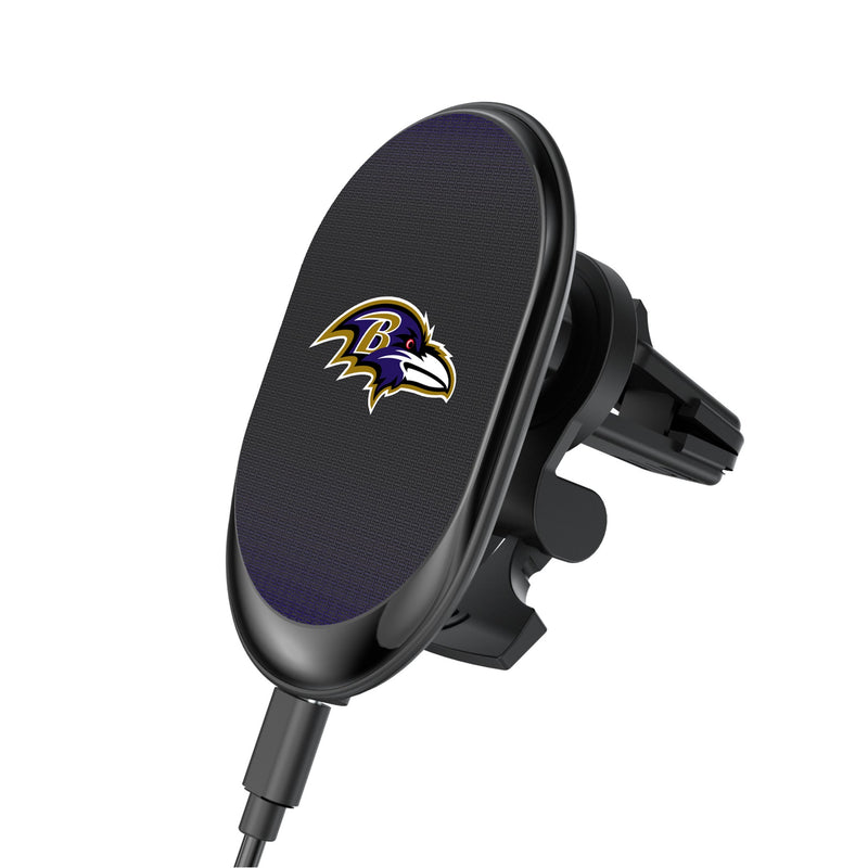 Baltimore Ravens Linen Wireless Mag Car Charger