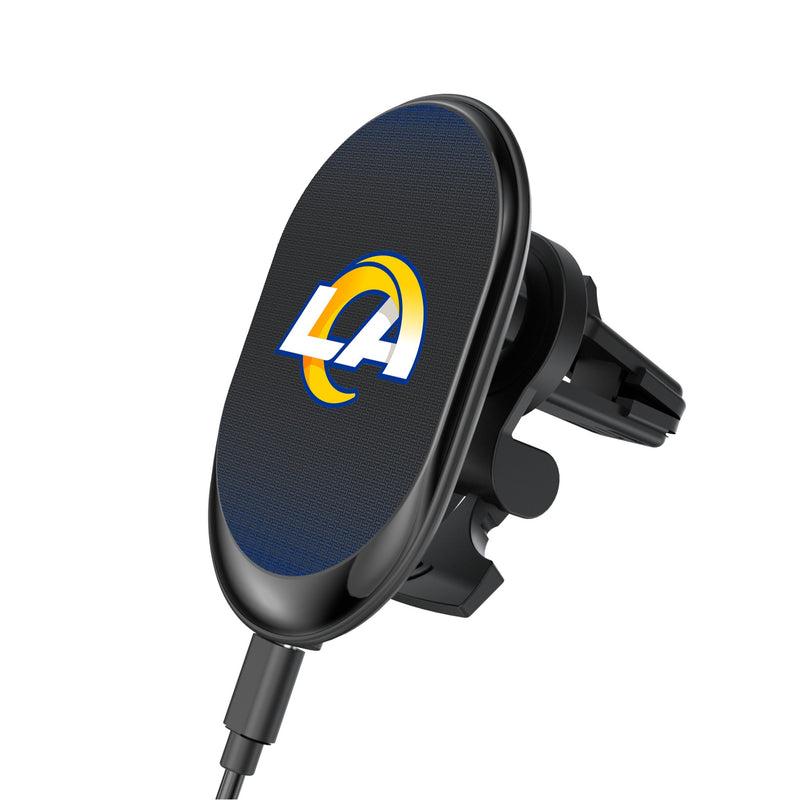 Los Angeles Rams Linen Wireless Mag Car Charger