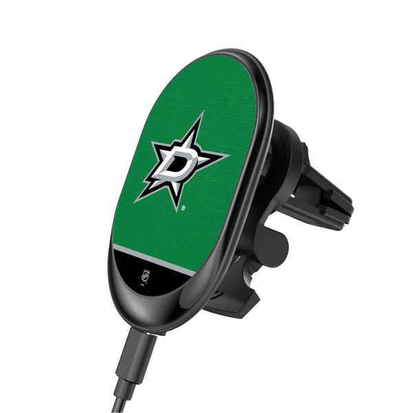 Dallas Stars Endzone Solid Wireless Mag Car Charger