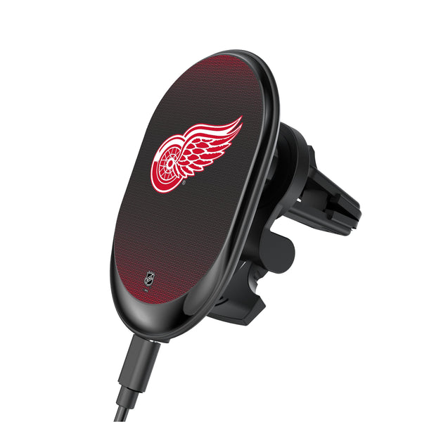 Detroit Red Wings Linen Wireless Mag Car Charger