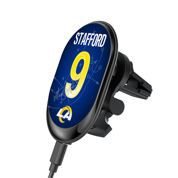 Matthew Stafford Los Angeles Rams 9 Ready Wireless Mag Car Charger
