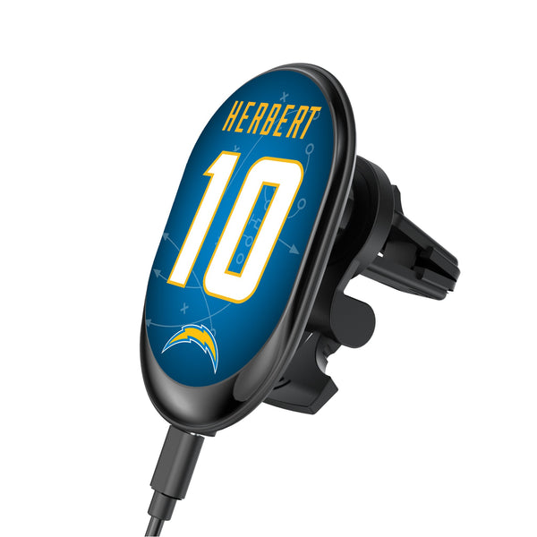 Justin Herbert Los Angeles Chargers 10 Ready Wireless Mag Car Charger