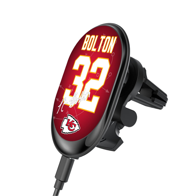 Nick Bolton Kansas City Chiefs 32 Ready Wireless Mag Car Charger