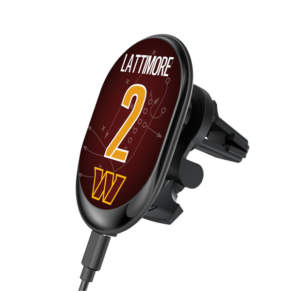 Marshon Lattimore Washington Commanders 2 Game Tactic Wireless Mag Car Charger