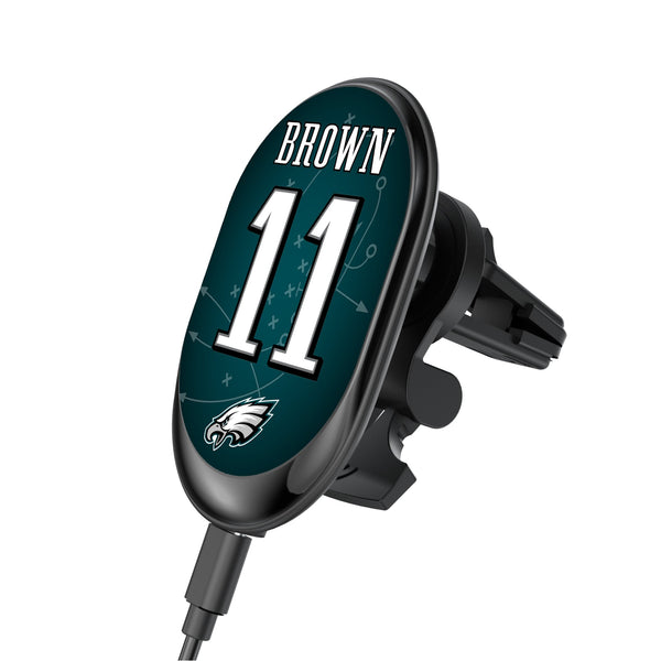 A.J. Brown Philadelphia Eagles 11 Ready Wireless Mag Car Charger