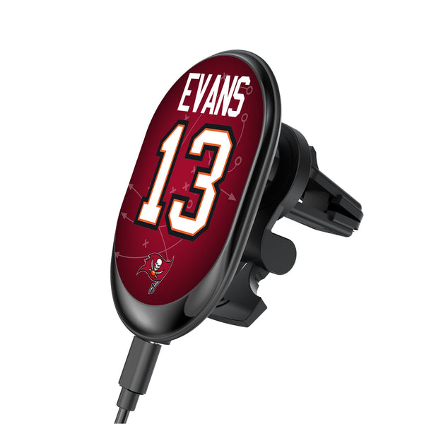 Mike Evans Tampa Bay Buccaneers 13 Ready Wireless Mag Car Charger