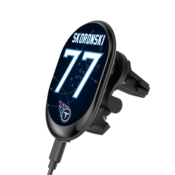 Peter Skoronski Tennessee Titans 77 Ready Wireless Mag Car Charger