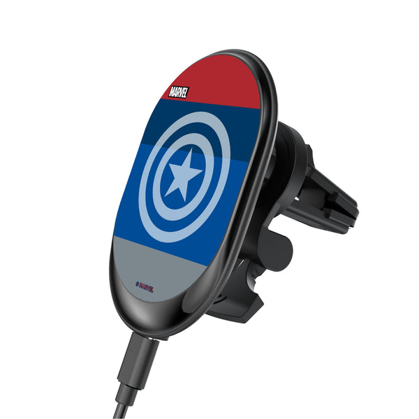 Marvel Avengers Captain America Sigil Wireless Mag Car Charger