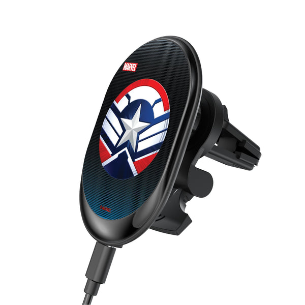 Marvel Avengers Sam Wilson Captain America Grid Wireless Mag Car Charger
