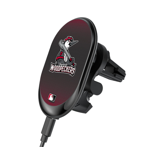 Fayetteville Woodpeckers Linen Wireless Mag Car Charger