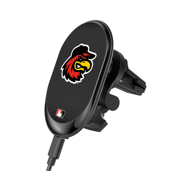Rochester Red Wings Linen Wireless Mag Car Charger