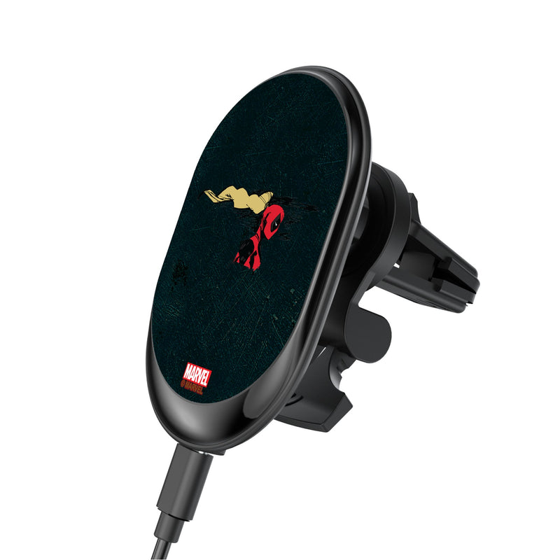 Marvel Ladypool Badge  Wireless Mag Car Charger