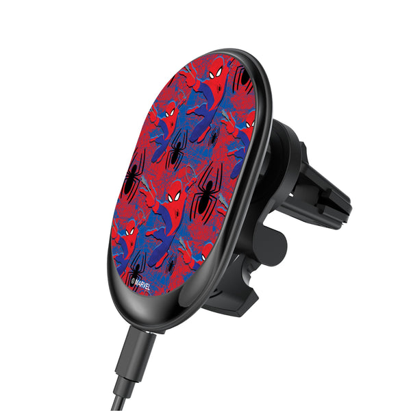 Marvel Spider-Man Pattern Wireless Mag Car Charger