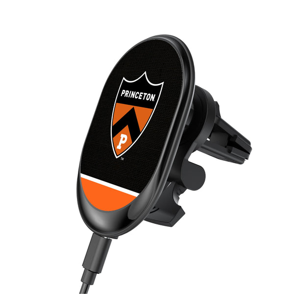 Princeton Tigers Endzone Solid Wireless Mag Car Charger